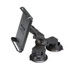 Adjustable iPad Mini Cradle with Dual Suction Cup and Flex Arm